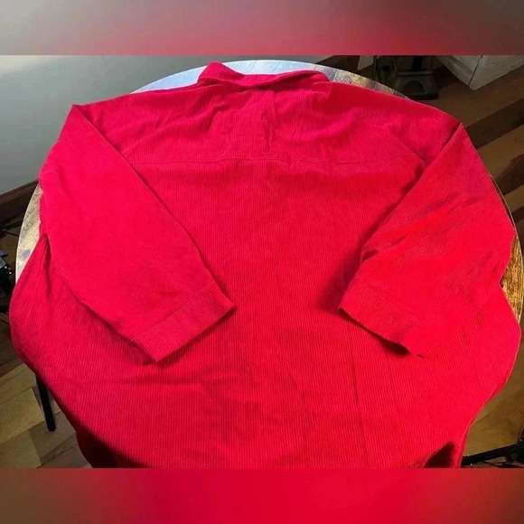 SHEIN Curve | ladies plus size corduroy shacket. Size: 4XL - Picture 4 of 11